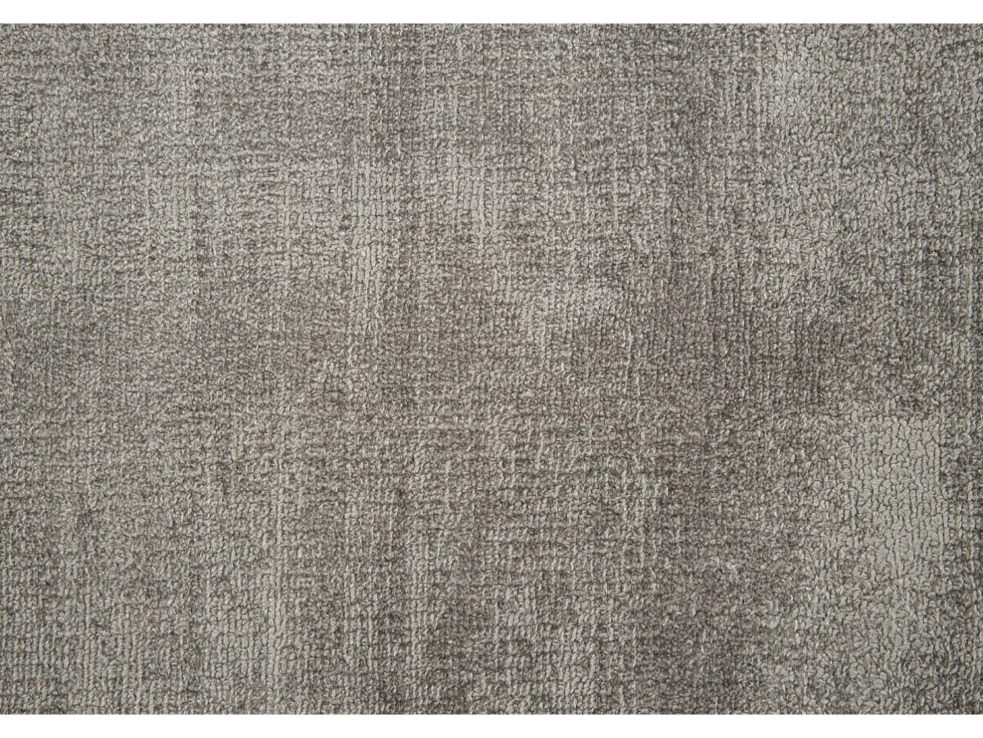 Outlet Alfombra de viscosa tejida a mano 65x135 cm Shine Gris