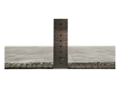 Alfombra De Salón-Alfombra de viscosa tejida a mano 85x155 cm Shine Gris