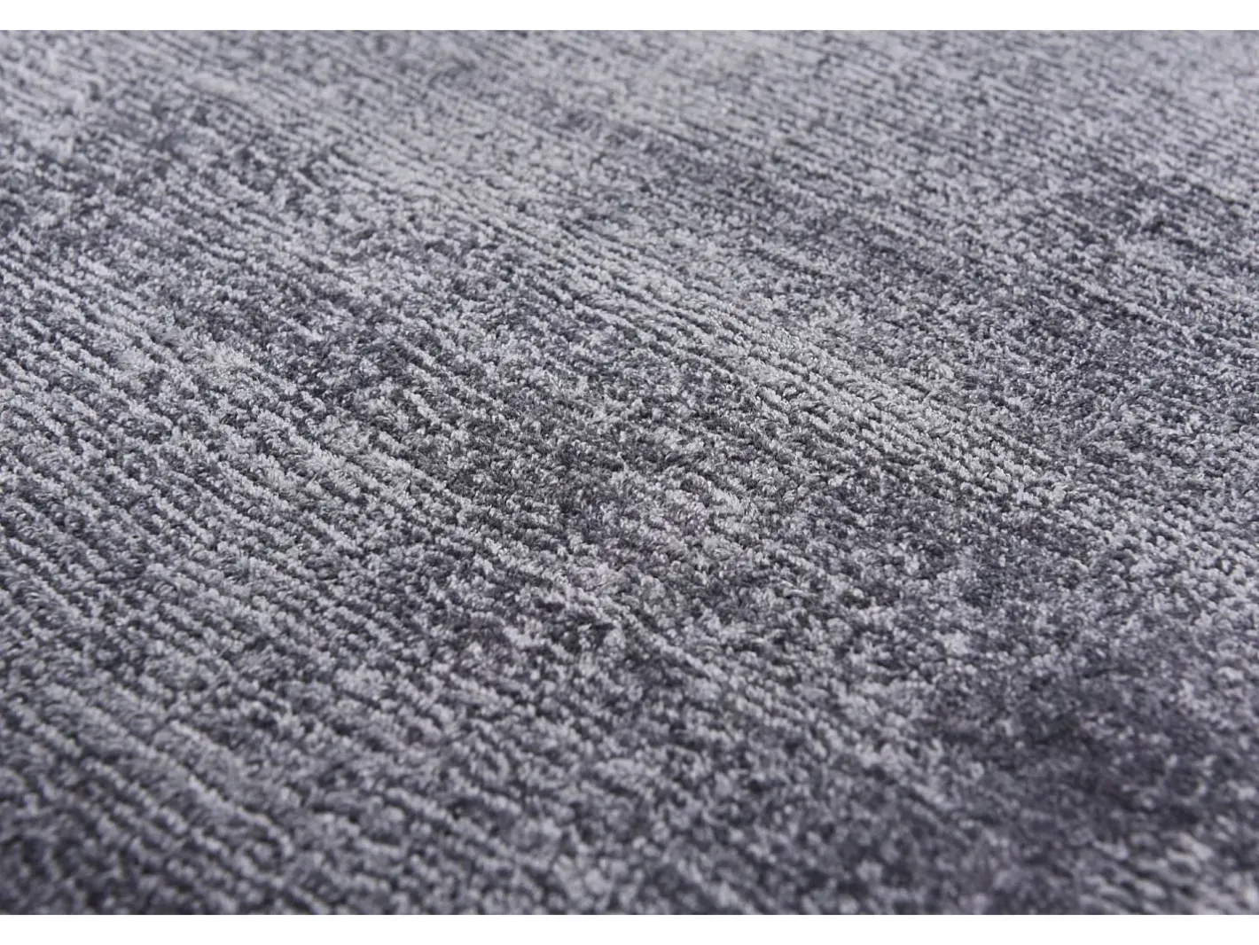 Alfombra de viscosa tejida a mano 65x135 cm Antracita Shine Gris antracita Online