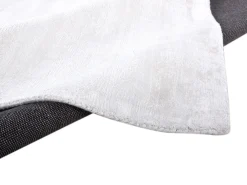 Alfombra de viscosa tejida a mano 160x230 cm Shine Blanco Online