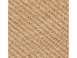 Clicnbuy Alfombra De Salón-Alfombra de yute con reverso de latex 140x200 cm natural Beige