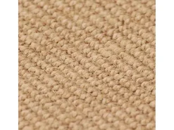 Best Alfombra de yute con reverso de látex 80x160 cm Natural Beige