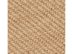 Alfombra de yute con reverso de látex 140x200 cm Natural Beige Best