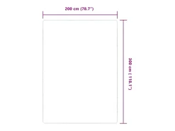 Alfombra De Cocina-Alfombra de yute con reverso de látex 70 x 130 cm Natural Beige