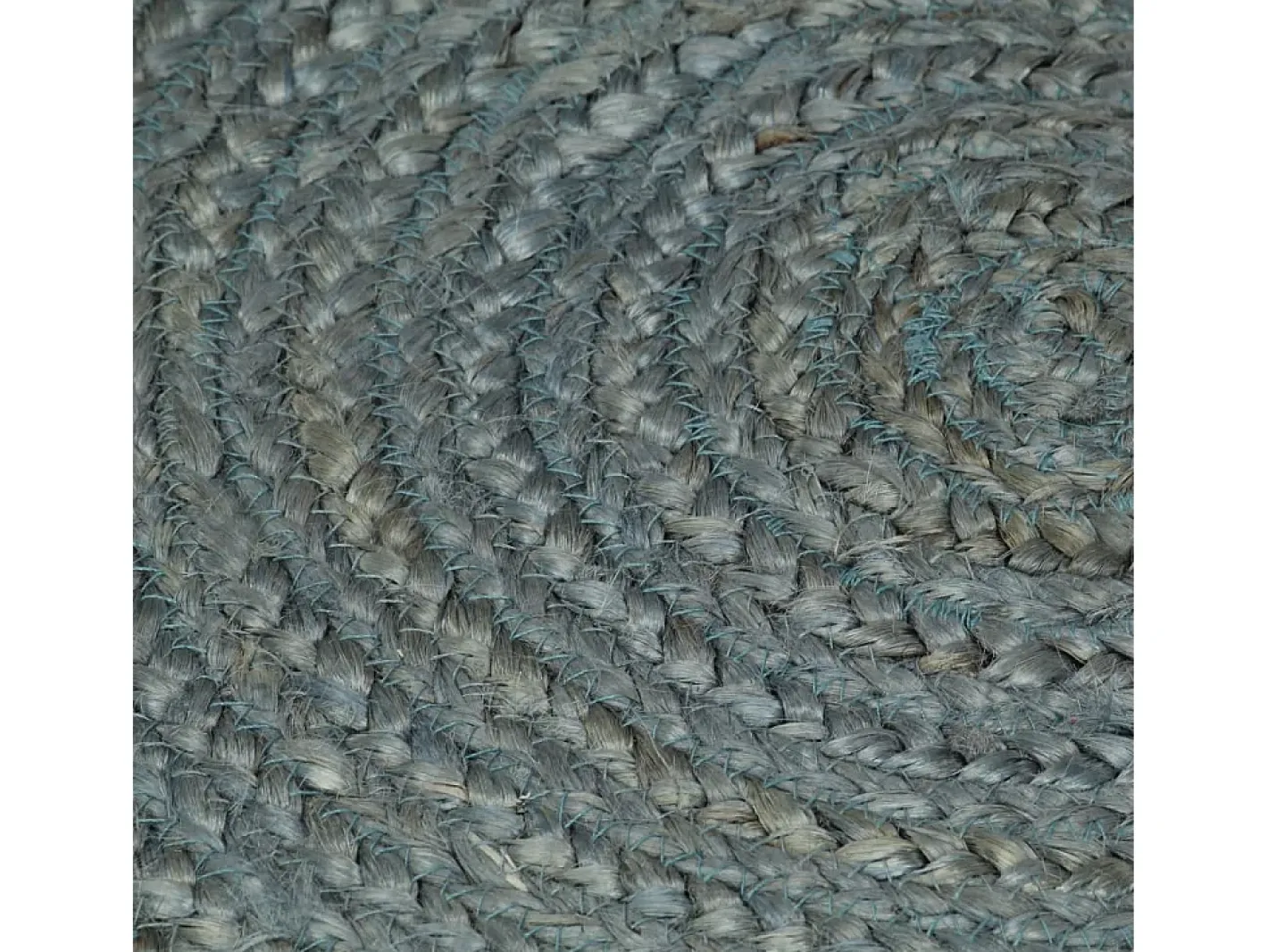 Clearance Alfombra de yute hecha a mano redonda 120 cm oliva Verde