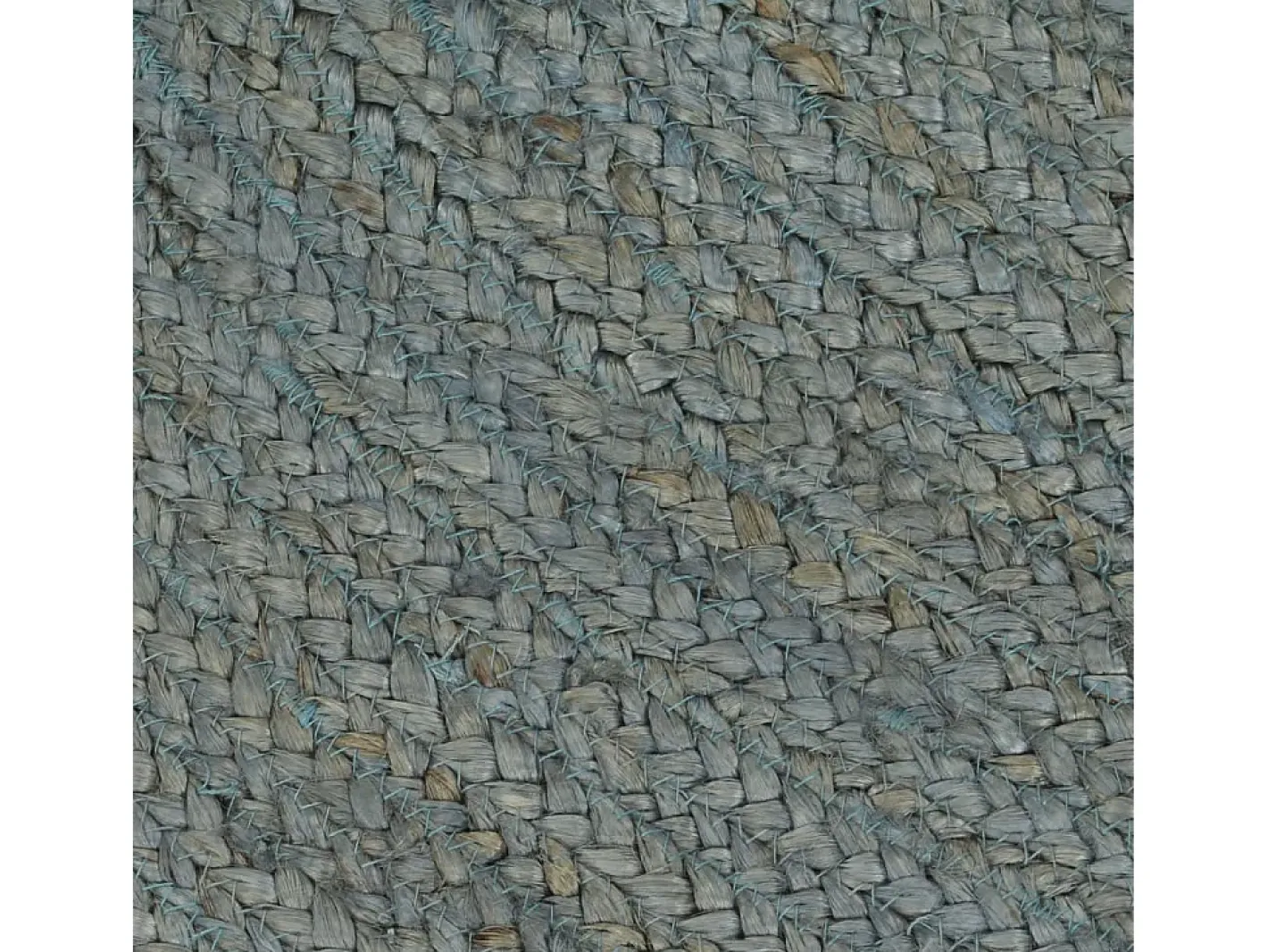 Clearance Alfombra de yute hecha a mano redonda 120 cm oliva Verde