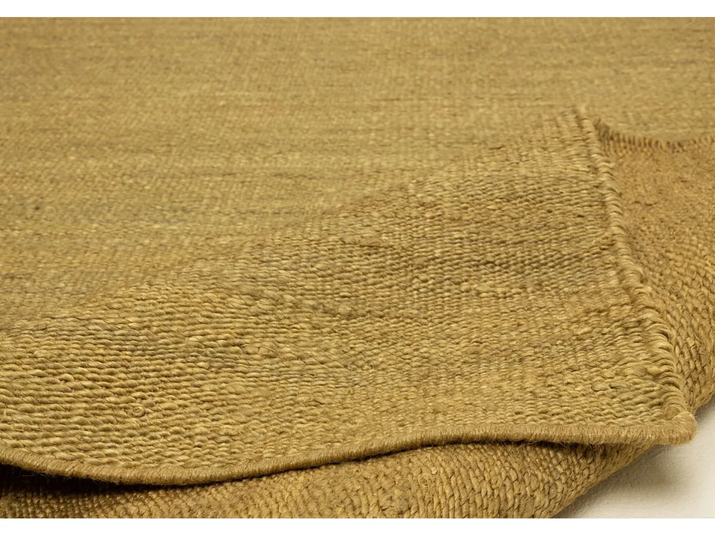 Alfombra de yute hecha a mano 70x140 cm musgo Forest Verde pino