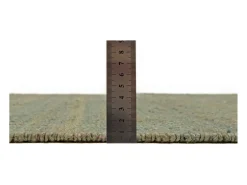 Alfombra De Salón-Alfombra de yute hecha a mano 130x190 cm Turquesa Forest Azul turquesa