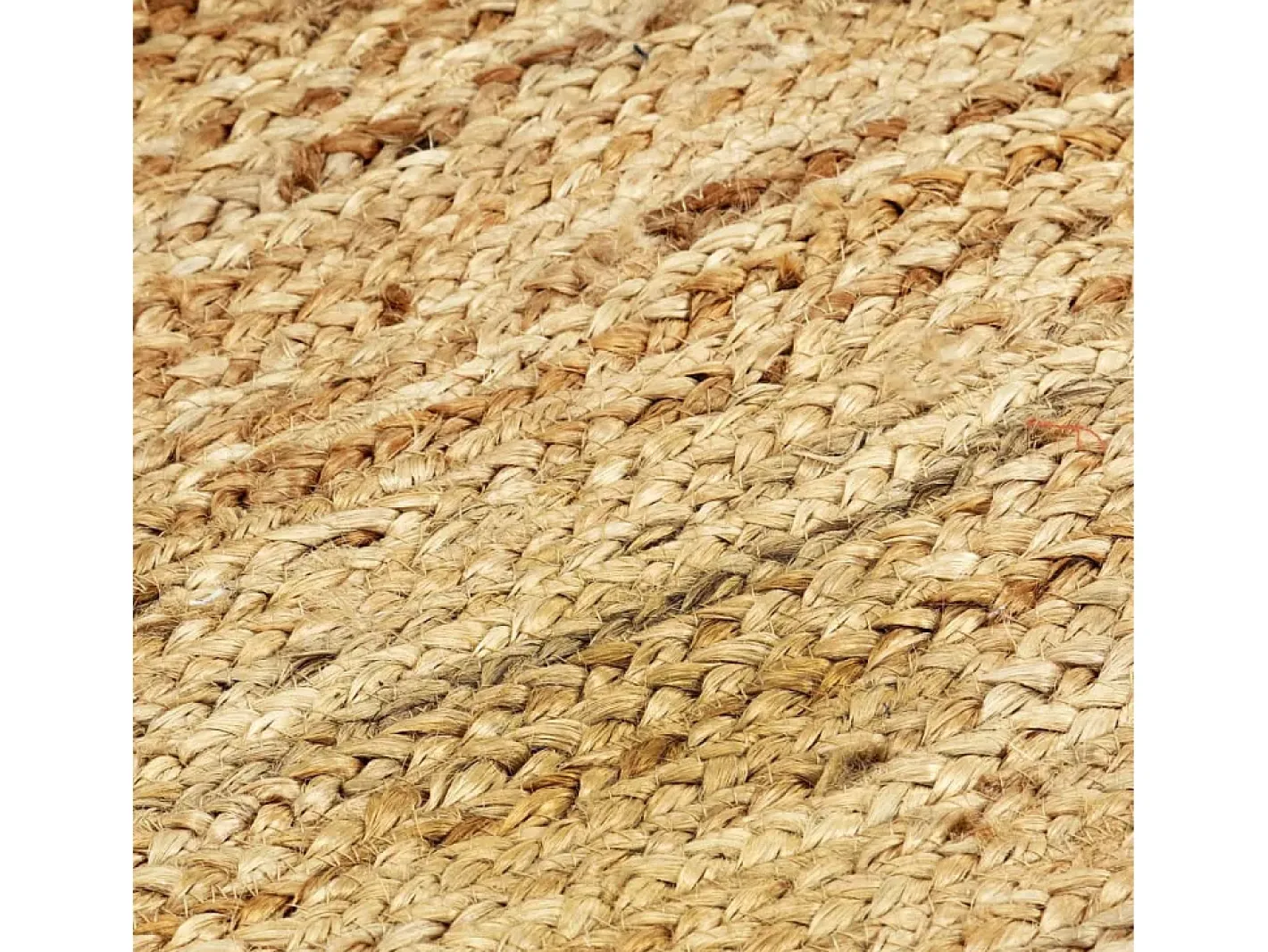 Outlet Alfombra de yute natural hecha a mano 80x160 cm Marru00f3n