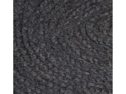 Clicnbuy Alfombra De Salón|Alfombra Redonda-Alfombra de yute tejida a mano 120 cm oscuro Gris