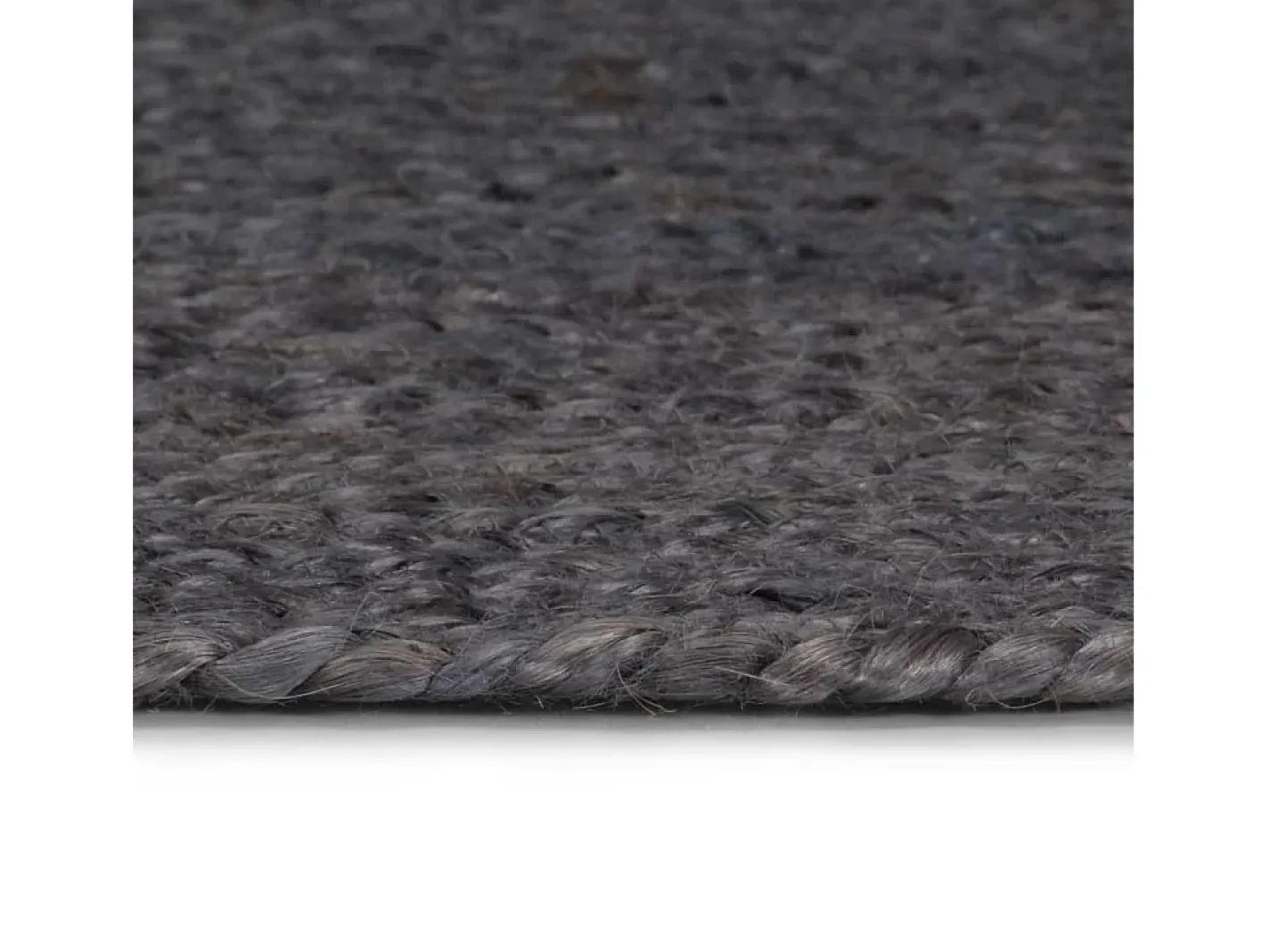 Clicnbuy Alfombra de yute tejida a mano 150 cm oscuro Gris New