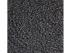 Clicnbuy Alfombra de yute tejida a mano 150 cm oscuro Gris New