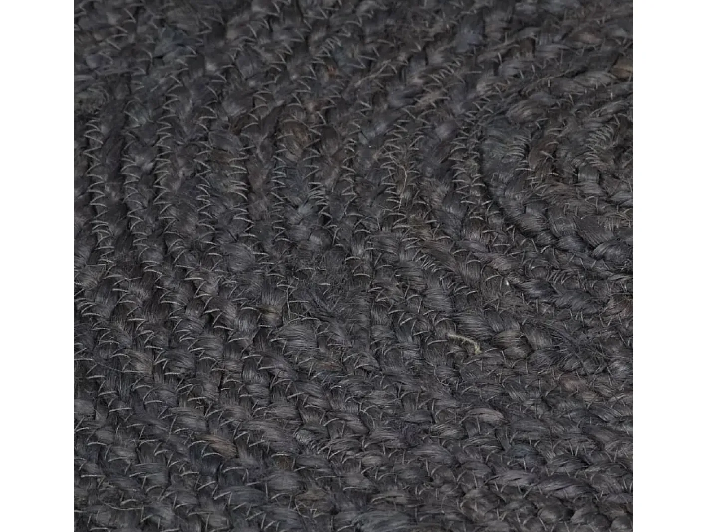 Clicnbuy Alfombra de yute tejida a mano 150 cm oscuro Gris New