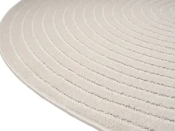 the carpet Alfombra diseño moderno Boho - - 160 cm Redondo - SANTO PLUS Crema Clearance