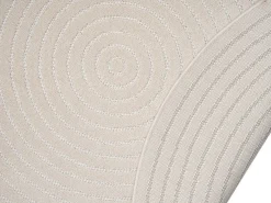 the carpet Alfombra diseño moderno Boho - - 160 cm Redondo - SANTO PLUS Crema Clearance