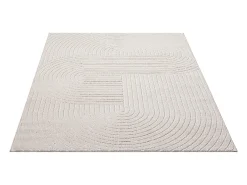 Hot the carpet Alfombra diseño moderno Boho - - 120 x 160 cm - SANTO PLUS Crema