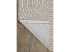 the carpet Alfombra De Exterior-Alfombra diseño moderno Boho - - 140 x 200 cm - SANTO PLUS Beige