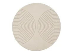 the carpet Alfombra Elisa Diseño Geométrico, , 240 x 340 cm Beige Discount