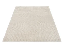 the carpet Alfombra Elisa Diseño Geométrico, , 120 x 160 cm Beige Discount