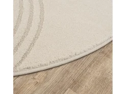 Discount the carpet Alfombra Elisa Diseño Geométrico, , 140 x 200 cm Beige