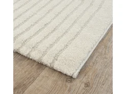 Outlet the carpet Alfombra Elisa Diseño Geométrico, , 140 x 200 cm Crema