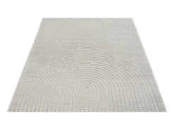 the carpet Alfombra Elisa Diseño Geométrico, , 80 x 150 cm Gris Hot