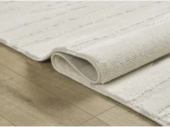 the carpet Alfombra Everest diseño moderno - - 240 x 340 cm Crema