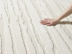the carpet Alfombra Everest diseño moderno - - 240 x 340 cm Crema