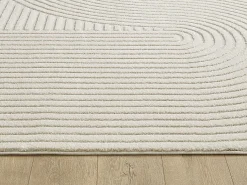 Online the carpet Alfombra Everest Modern 3D alto-bajo - - 160 x 230 cm Crema