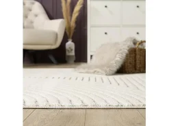 the carpet Alfombra Everest Modern 3D alto-bajo - - 200 x 290 cm Crema