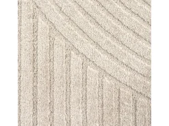 Discount the carpet Alfombra Everest Modern 3D alto-bajo - - 80 x 300 cm Beige