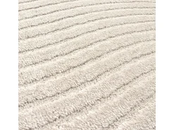 the carpet Alfombra De Salón-Alfombra Everest Modern 3D alto-bajo - - 80 x 150 cm Beige