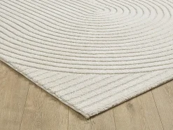 the carpet Alfombra Everest Modern 3D alto-bajo - - 140 x 200 cm Crema Clearance