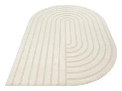 the carpet Alfombra Everest Modern Shape - - 160 x 230 cm Crema Clearance