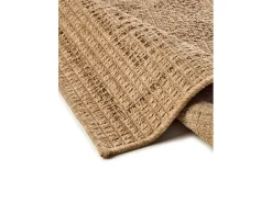 Alfombra exterior - clásico efecto yute - natural - 80 x 150 cm - ACRA Marru00f3n Online