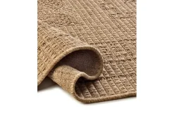 Alfombra exterior - clásico efecto yute - natural - 80 x 150 cm - ACRA Marru00f3n Online