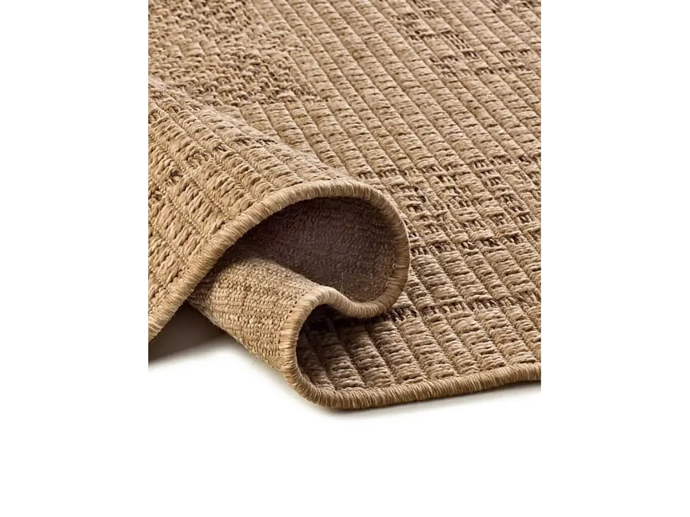 Alfombra exterior - clásico efecto yute - natural - 80 x 150 cm - ACRA Marru00f3n Online