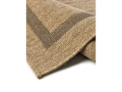 Online Alfombra exterior - efecto yute - natural - 200 x 290 cm - ACRA Marru00f3n