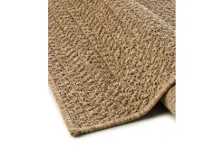 Alfombra exterior - efecto yute - natural - 200 x 290 cm - ACRA Marru00f3n Discount