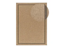 Alfombra exterior - efecto yute - natural - 80 x 150 cm - ACRA Marru00f3n Hot