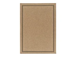 Alfombra exterior - efecto yute - natural - 80 x 150 cm - ACRA Marru00f3n Hot