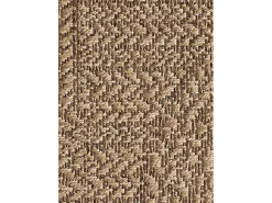 Alfombra exterior - geométrico efecto yute - natural - 160 x 230 cm - ACRA Marru00f3n Best