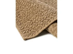 Alfombra exterior - geométrico efecto yute - natural - 160 x 230 cm - ACRA Marru00f3n Best