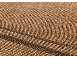 Hot Alfombra exterior - geométrico aspecto yute - natural - 120 x 170 cm - GUINEA Color natural oscuro