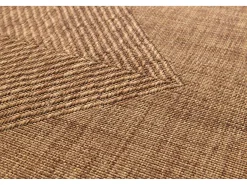 New Alfombra exterior - geométrico aspecto yute - natural - 120 x 170 cm - GUINEA Color natural oscuro
