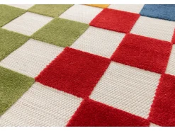 Alfombra De Exterior-Alfombra exterior - geométrico con relieve - - 80 x 150 cm - MILA Multicolor