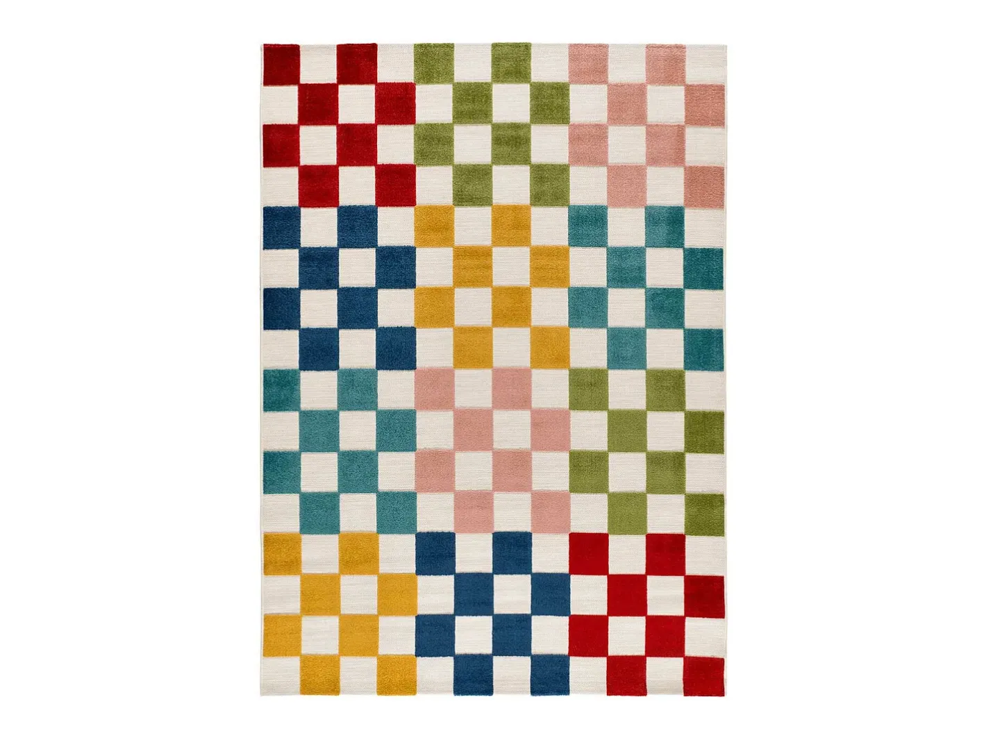 Alfombra De Exterior-Alfombra exterior - geométrico con relieve - - 80 x 150 cm - MILA Multicolor