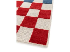 Alfombra exterior - geométrico con relieve - - 120 x 170 cm - MILA Multicolor Hot