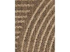 Alfombra exterior - geométrico efecto yute - natural - 160 x 230 cm - ACRA Marru00f3n Hot