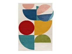 New Alfombra exterior - geométrico con relieve - - 120 x 170 cm - MILA Multicolor
